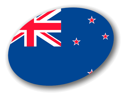 ニュージーランドの国旗-楕円